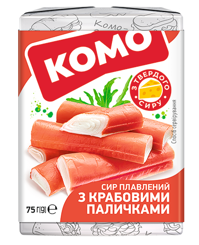 З крабовими паличками 